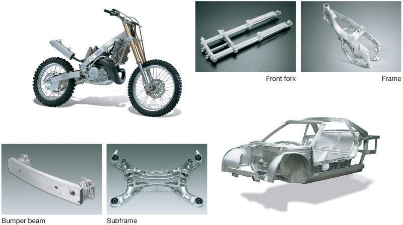 Special features of representative materials